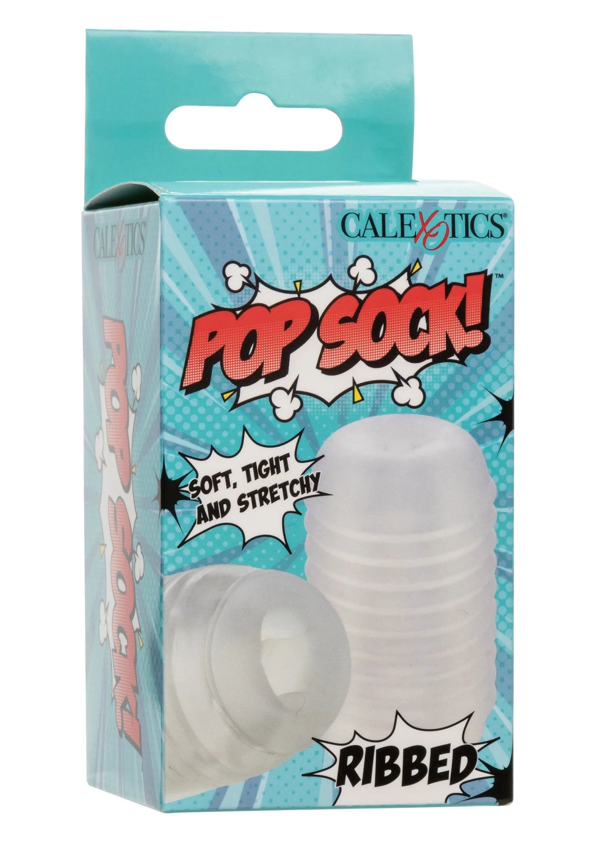 Bestel: Pop Sock Ribbed stroker by CalExotics Pop Socks - bij Happytoys: de erotische sex webshop | liever Happy dan Easy ⭐⭐⭐⭐⭐