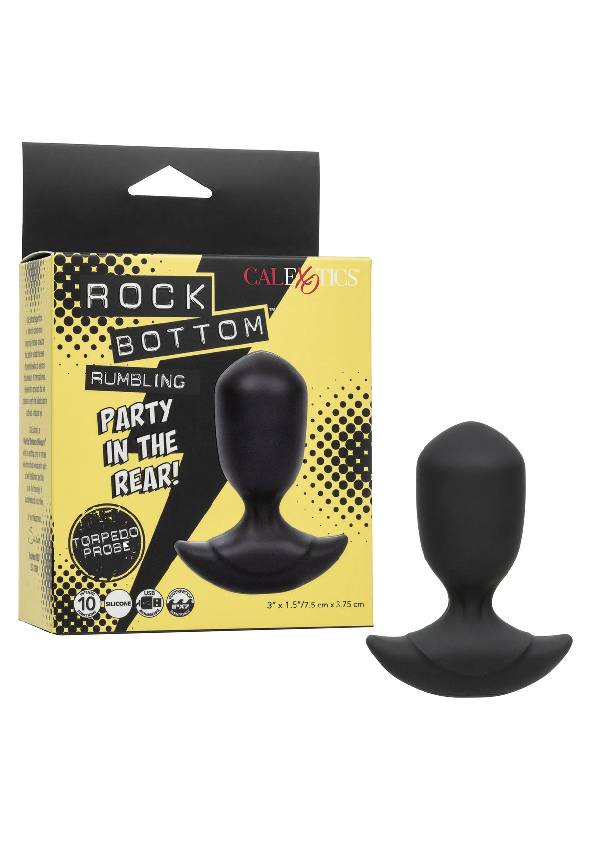 Bestel: Rumbling Torpedo Probe by CalExotics Rock Bottom - bij Happytoys.nl, happytoys.be, Happytoys.ae: erotische sex webshop | liever Happy dan Easy ⭐⭐⭐⭐⭐