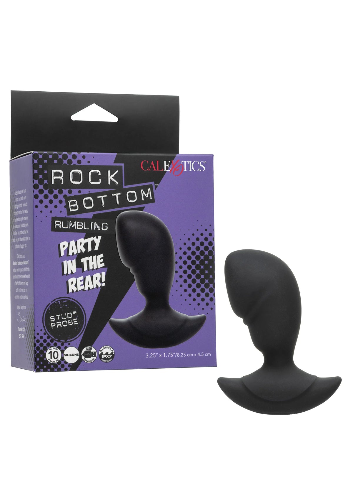 Bestel: Rumbling Stud Probe by CalExotics Rock Bottom - bij Happytoys.nl, happytoys.be, Happytoys.ae: erotische sex webshop | liever Happy dan Easy ⭐⭐⭐⭐⭐