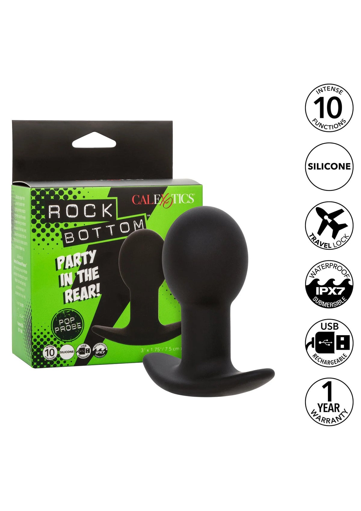 Bestel: Rock Bottom Pop Probe - bij Happytoys.nl, happytoys.be, Happytoys.ae: erotische sex webshop | liever Happy dan Easy ⭐⭐⭐⭐⭐