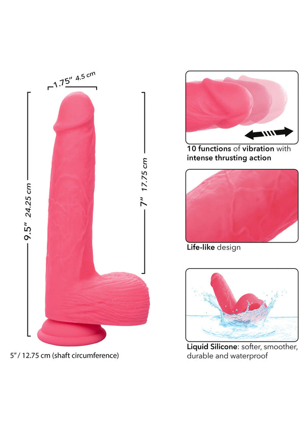 Bestel: Rumbling & Thrusting Vibrator by CalExotics Studs - bij Happytoys: de erotische sex webshop | liever Happy dan Easy ⭐⭐⭐⭐⭐