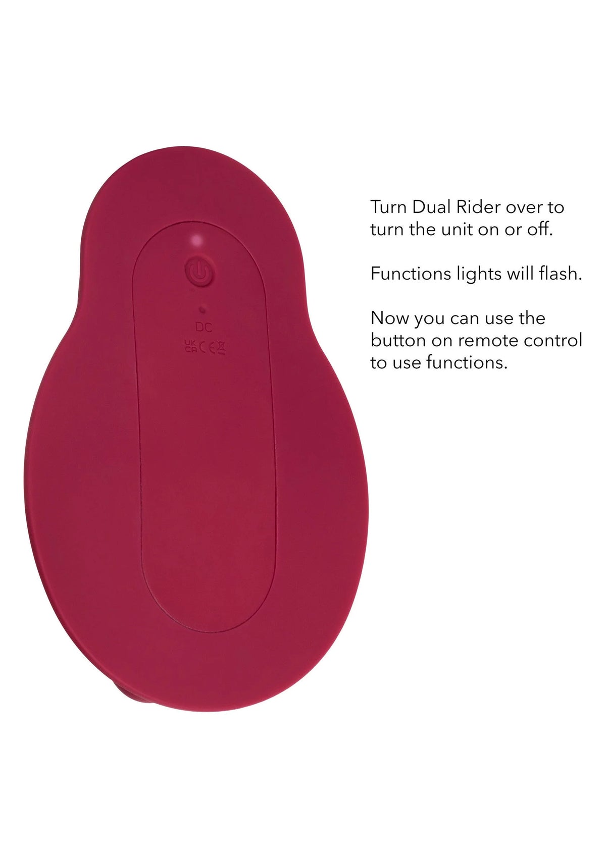 Bestel: Dual Rider Remote Control Thrust & Grind by CalExotics - bij Happytoys.nl, happytoys.be, Happytoys.ae: erotische sex webshop | liever Happy dan Easy ⭐⭐⭐⭐⭐
