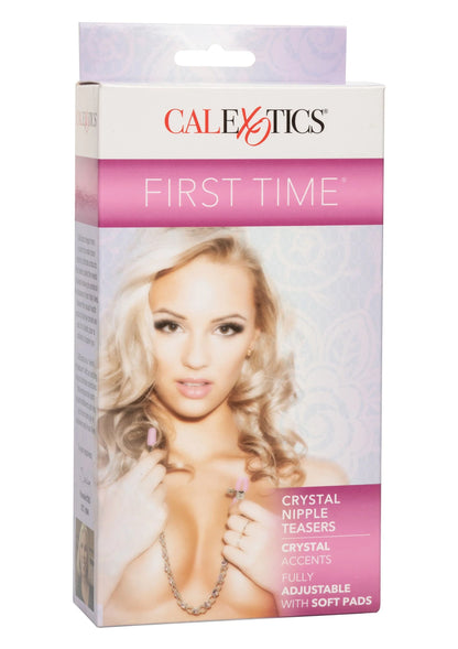Bestel: First Time Crystal Nipple Teasers by CalExotics - bij Happytoys.nl, happytoys.be, Happytoys.ae: erotische sex webshop | liever Happy dan Easy ⭐⭐⭐⭐⭐