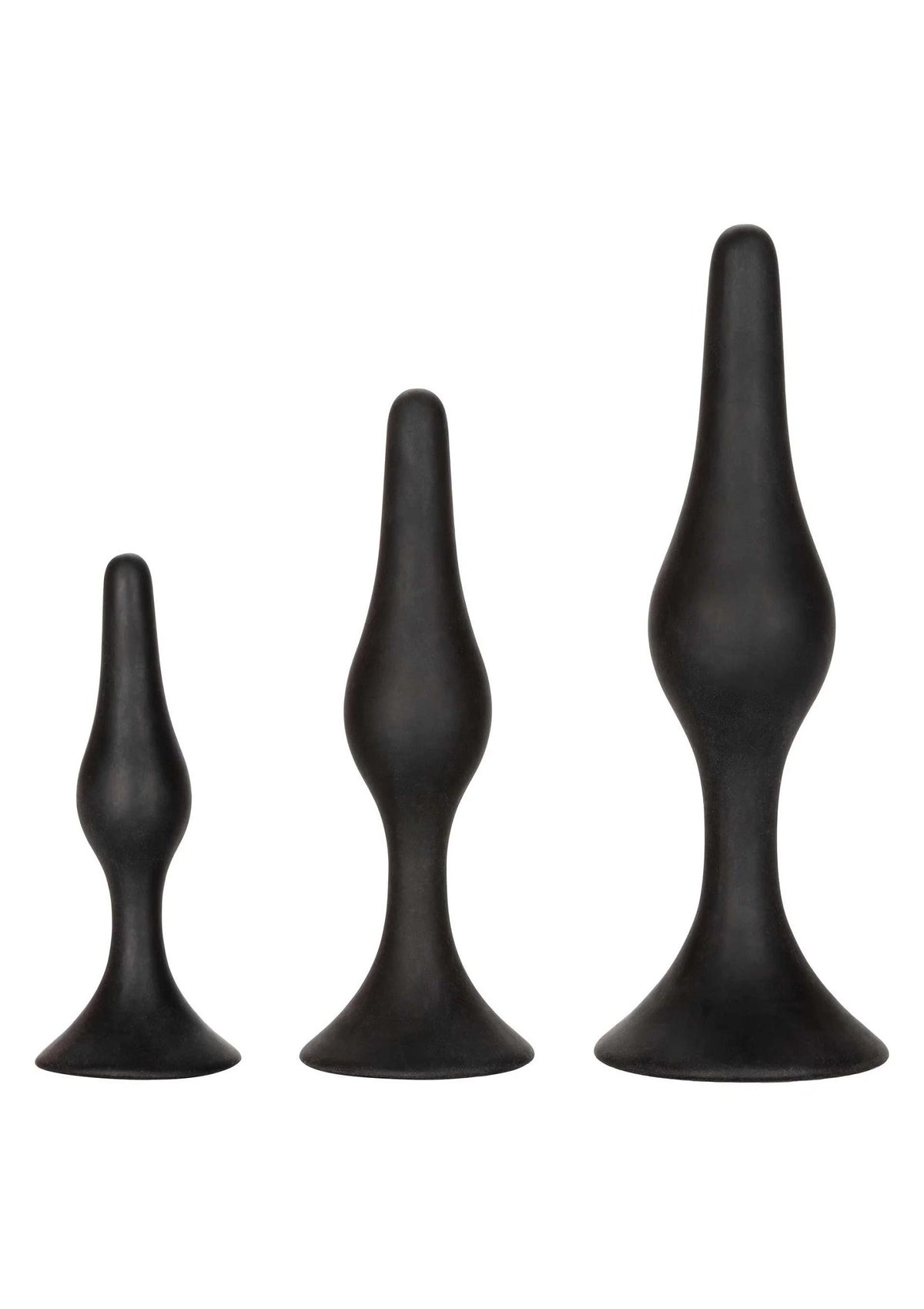Bestel: Silicone Anal Starter Kit by CalExotics - bij Happytoys.nl, happytoys.be, Happytoys.ae: erotische sex webshop | liever Happy dan Easy ⭐⭐⭐⭐⭐ - Default Title - 12028 - BLACK