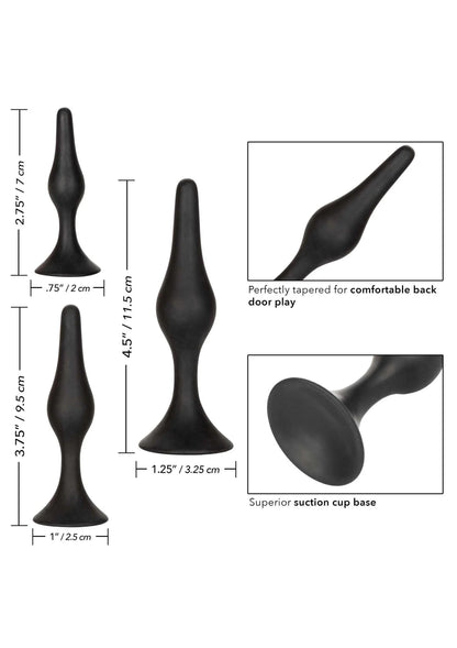 Bestel: Silicone Anal Starter Kit by CalExotics - bij Happytoys.nl, happytoys.be, Happytoys.ae: erotische sex webshop | liever Happy dan Easy ⭐⭐⭐⭐⭐