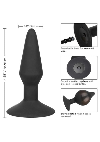 Bestel: Medium Silicone Inflatable Plug by CalExotics - bij Happytoys.nl, happytoys.be, Happytoys.ae: erotische sex webshop | liever Happy dan Easy ⭐⭐⭐⭐⭐