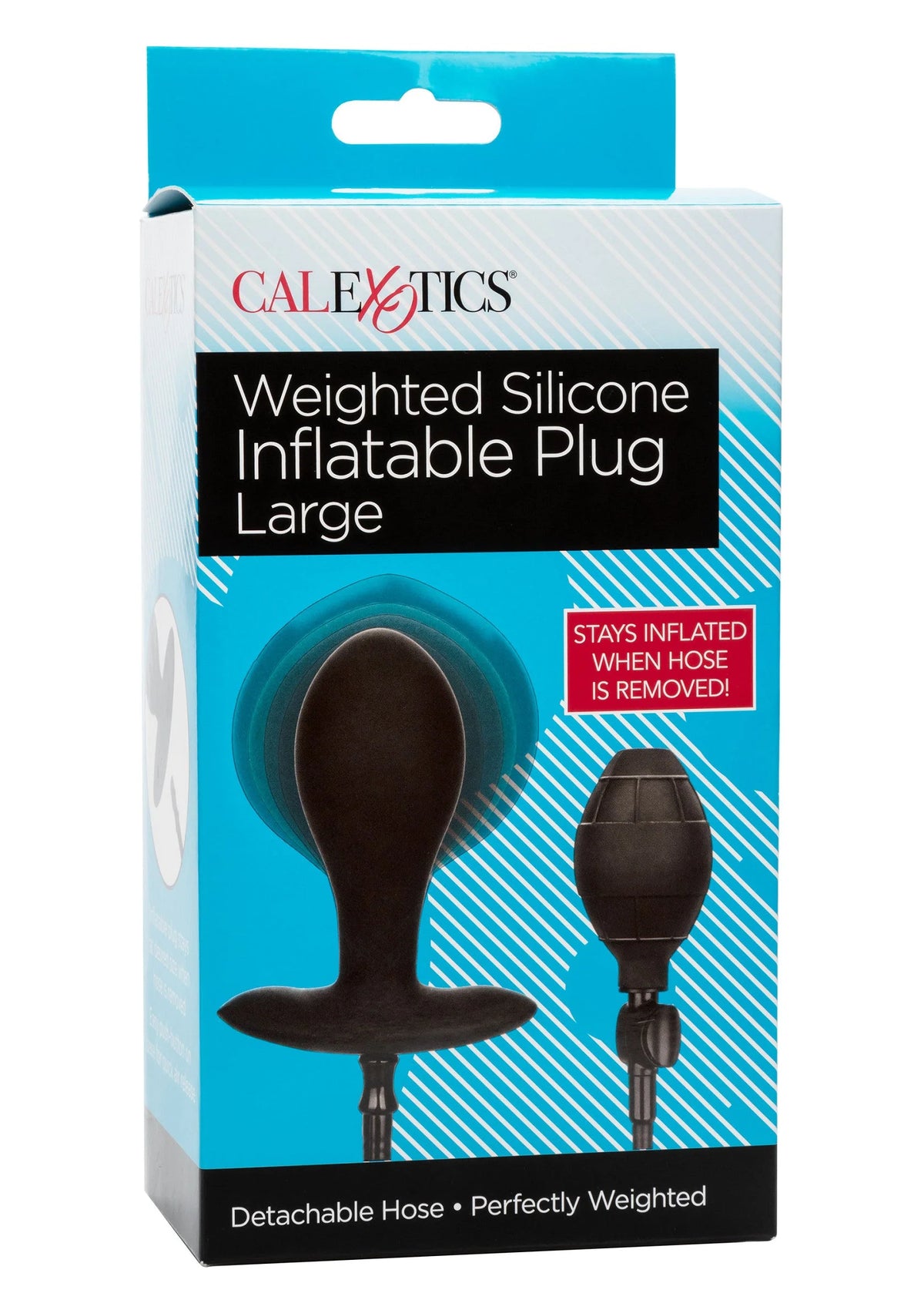 Bestel: Weighted Inflatable Plug Large by CalExotics Anal - bij Happytoys: de erotische sex webshop | liever Happy dan Easy ⭐⭐⭐⭐⭐