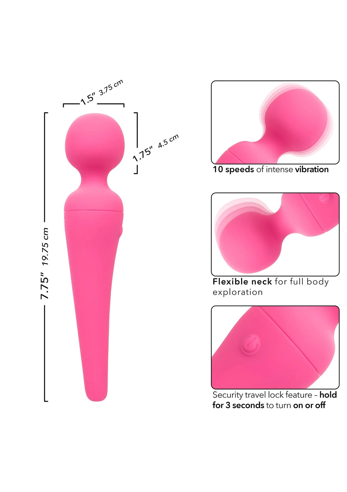 Bestel: Couture Collection Body Wand by CalExotics - bij Happytoys.nl, happytoys.be, Happytoys.ae: erotische sex webshop | liever Happy dan Easy ⭐⭐⭐⭐⭐