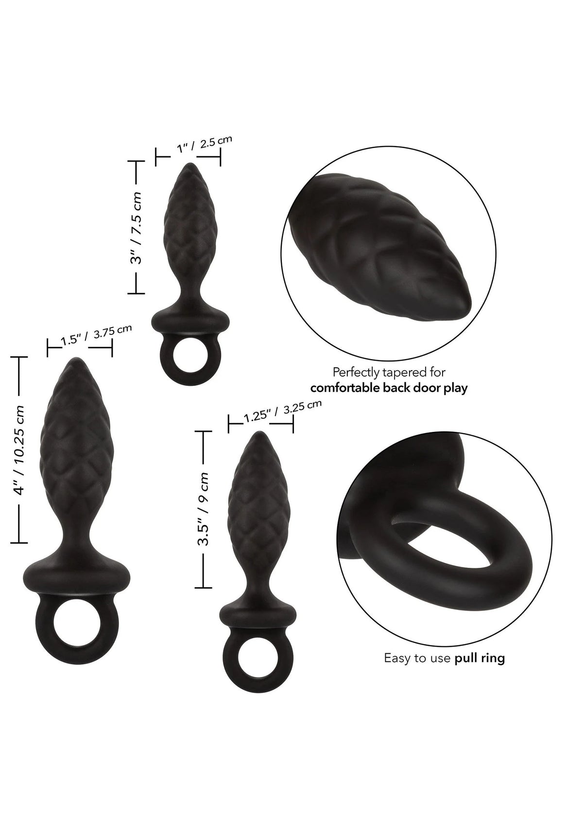 Bestel: Silicone Anal Probe Kit by CalExotics - bij Happytoys.nl, happytoys.be, Happytoys.ae: erotische sex webshop | liever Happy dan Easy ⭐⭐⭐⭐⭐