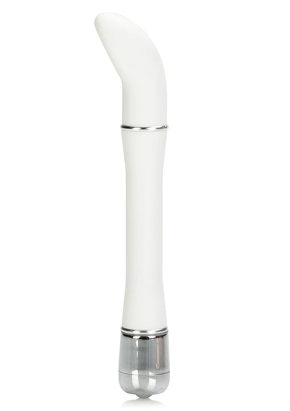 Bestel: Lulu Satin Scoop designvibrator (white) by CalExotics - bij Happytoys.nl, happytoys.be, Happytoys.ae: erotische sex webshop | liever Happy dan Easy ⭐⭐⭐⭐⭐ - Default Title - 12212 - WHITE