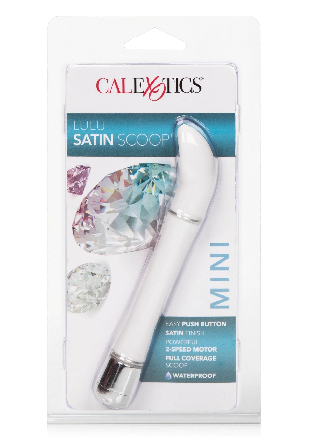 Bestel: Lulu Satin Scoop designvibrator (Pink) by CalExotics - bij Happytoys.nl, happytoys.be, Happytoys.ae: erotische sex webshop | liever Happy dan Easy ⭐⭐⭐⭐⭐
