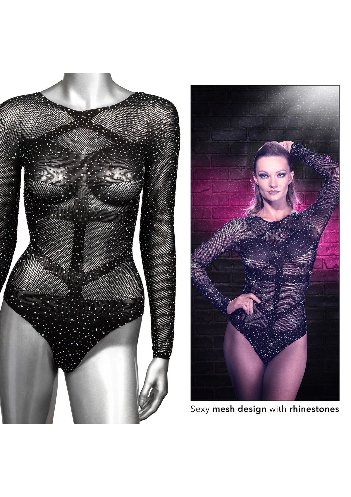 Bestel: Radiance Long Sleeve Body Suit buy CalExotics - bij Happytoys.nl, happytoys.be, Happytoys.ae: erotische sex webshop | liever Happy dan Easy ⭐⭐⭐⭐⭐