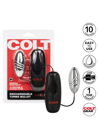 Bestel: COLT Rechargeable Turbo Bullet vibrator by CalExotics - bij Happytoys.nl, happytoys.be, Happytoys.ae: erotische sex webshop | liever Happy dan Easy ⭐⭐⭐⭐⭐