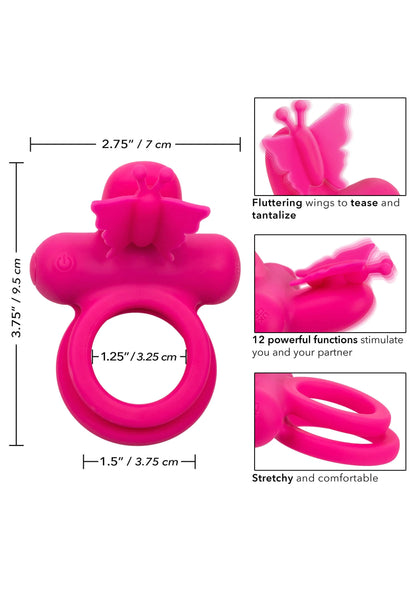 Bestel: Butterfly Dual Ring - bij Happytoys.nl, happytoys.be, Happytoys.ae: erotische sex webshop | liever Happy dan Easy ⭐⭐⭐⭐⭐