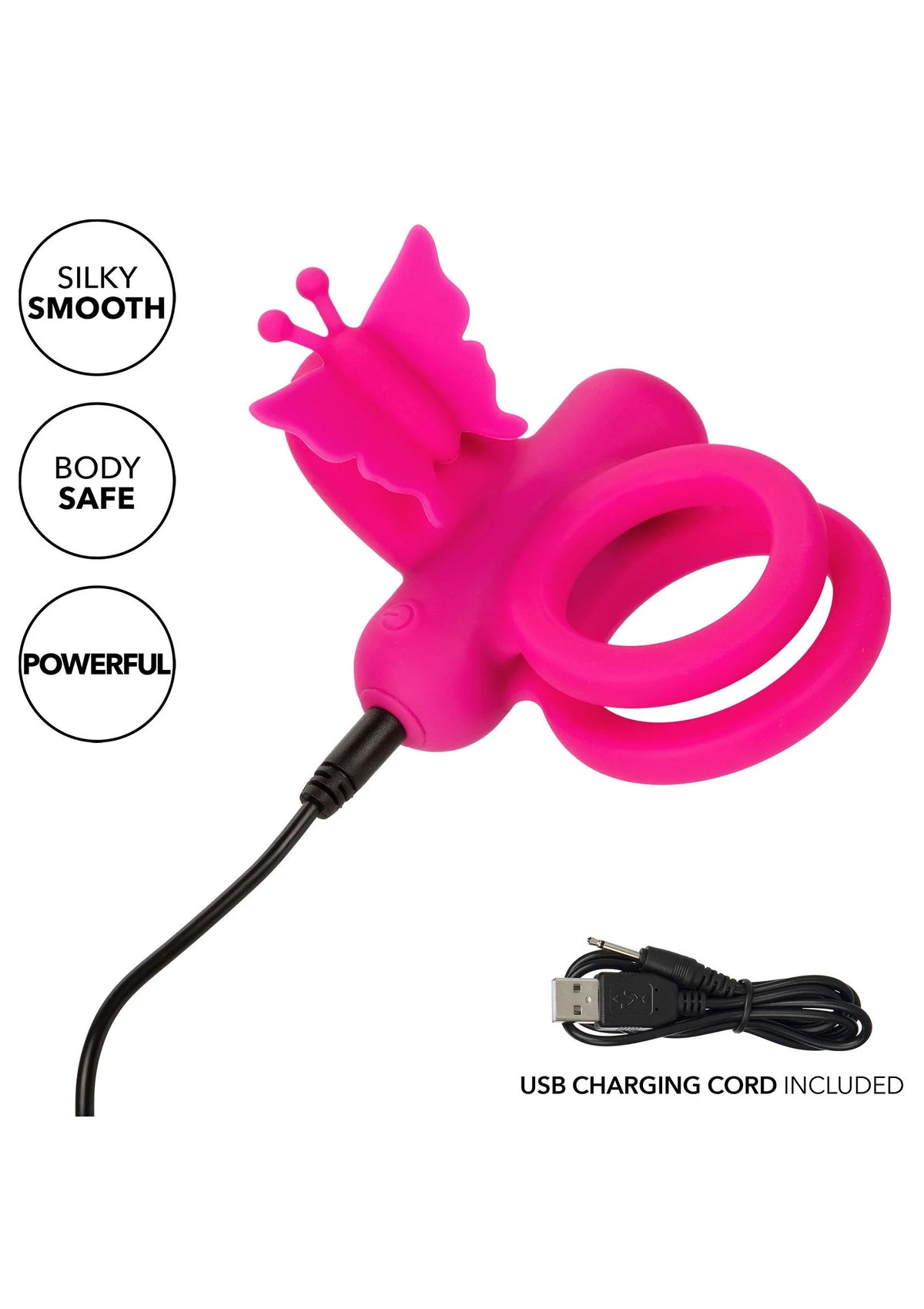 Bestel: Butterfly Dual Ring - bij Happytoys.nl, happytoys.be, Happytoys.ae: erotische sex webshop | liever Happy dan Easy ⭐⭐⭐⭐⭐