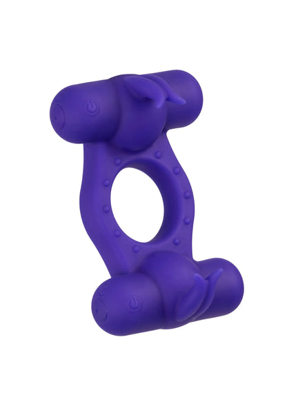 Bestel: Silicone Rechargeable Triple Orgasm Enhancer by CalExotics - bij Happytoys: de erotische sex webshop | liever Happy dan Easy ⭐⭐⭐⭐⭐