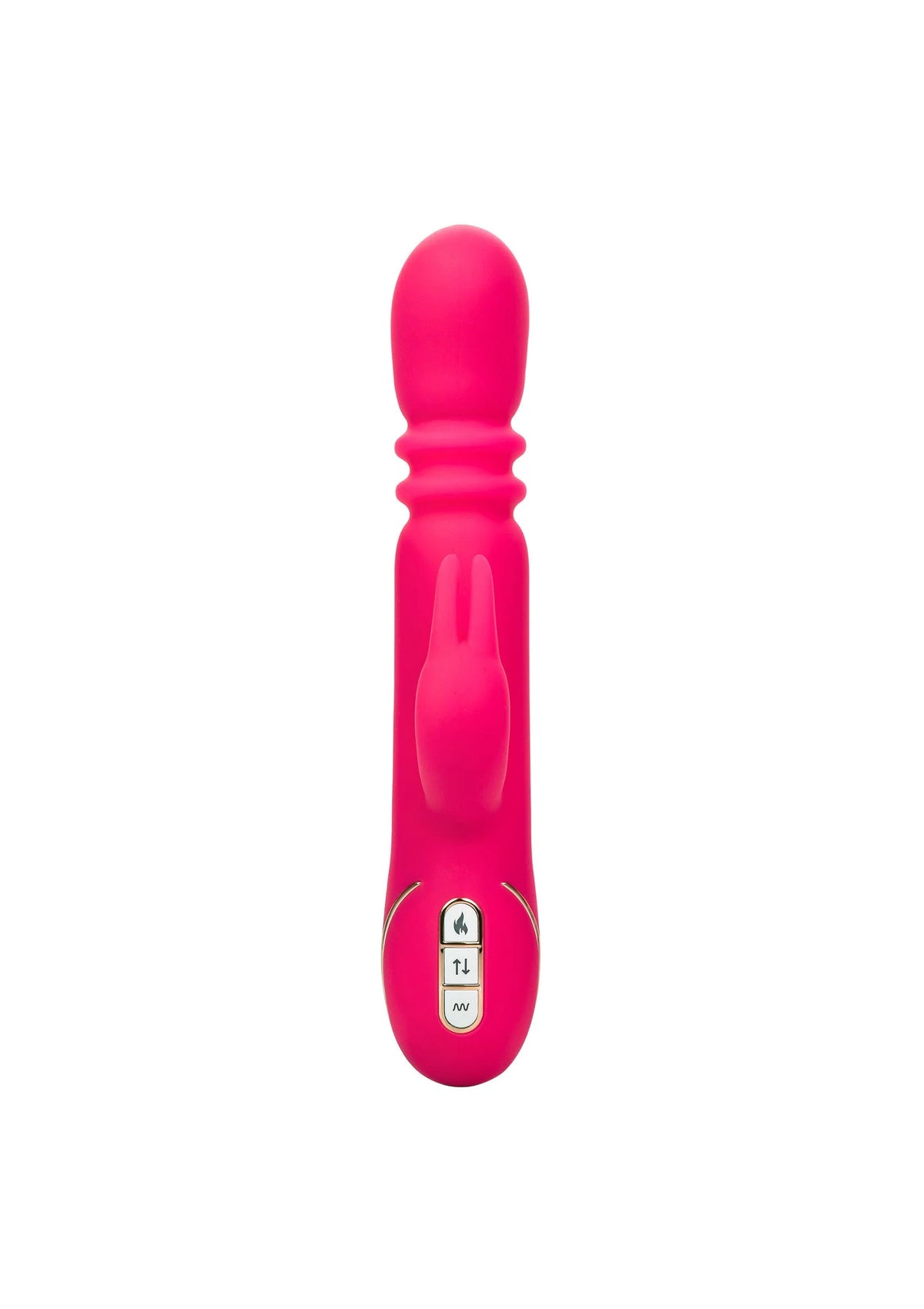 Bestel: Heated Silicone Triple Rabbit by CalExotics - bij Happytoys: de erotische sex webshop | liever Happy dan Easy ⭐⭐⭐⭐⭐