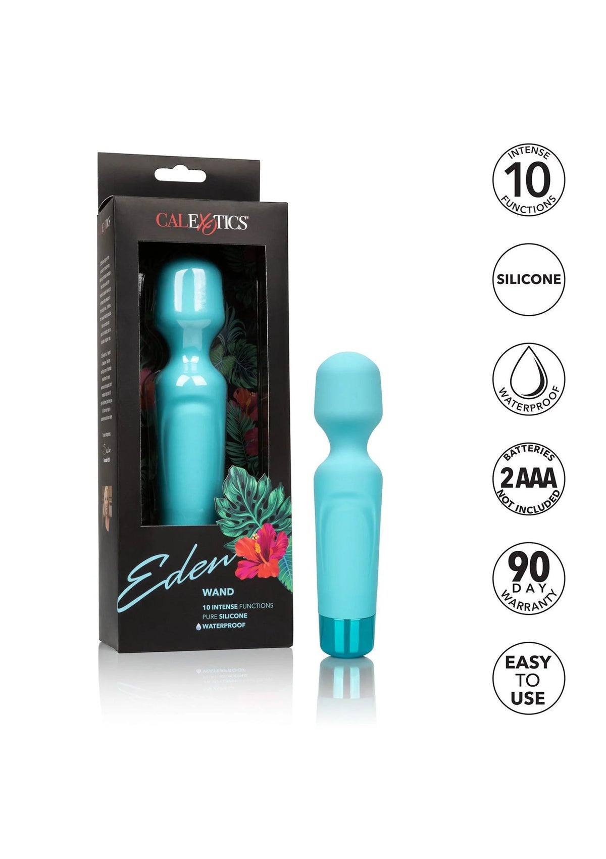 Bestel: Wand vibrator by CalExotics Eden - bij Happytoys.nl, happytoys.be, Happytoys.ae: erotische sex webshop | liever Happy dan Easy ⭐⭐⭐⭐⭐