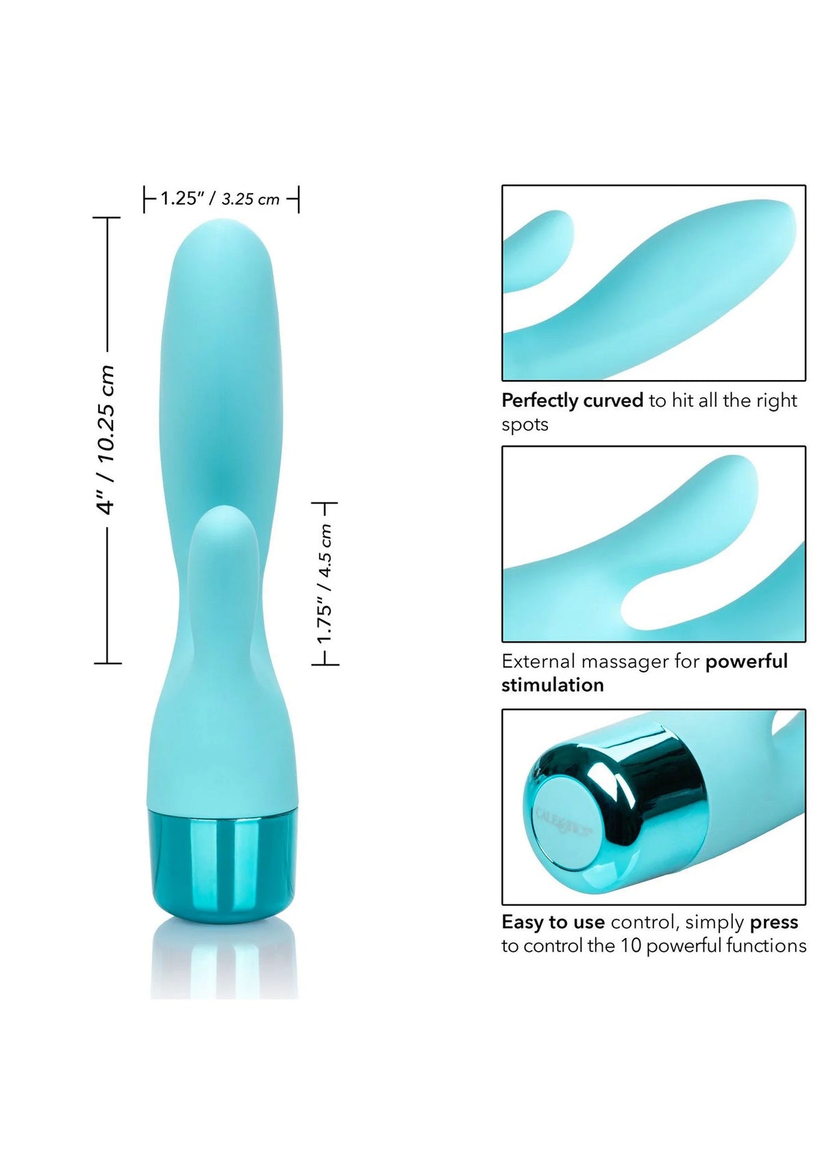 Bestel: Lover double vibrator by CalExotics Eden - bij Happytoys.nl, happytoys.be, Happytoys.ae: erotische sex webshop | liever Happy dan Easy ⭐⭐⭐⭐⭐