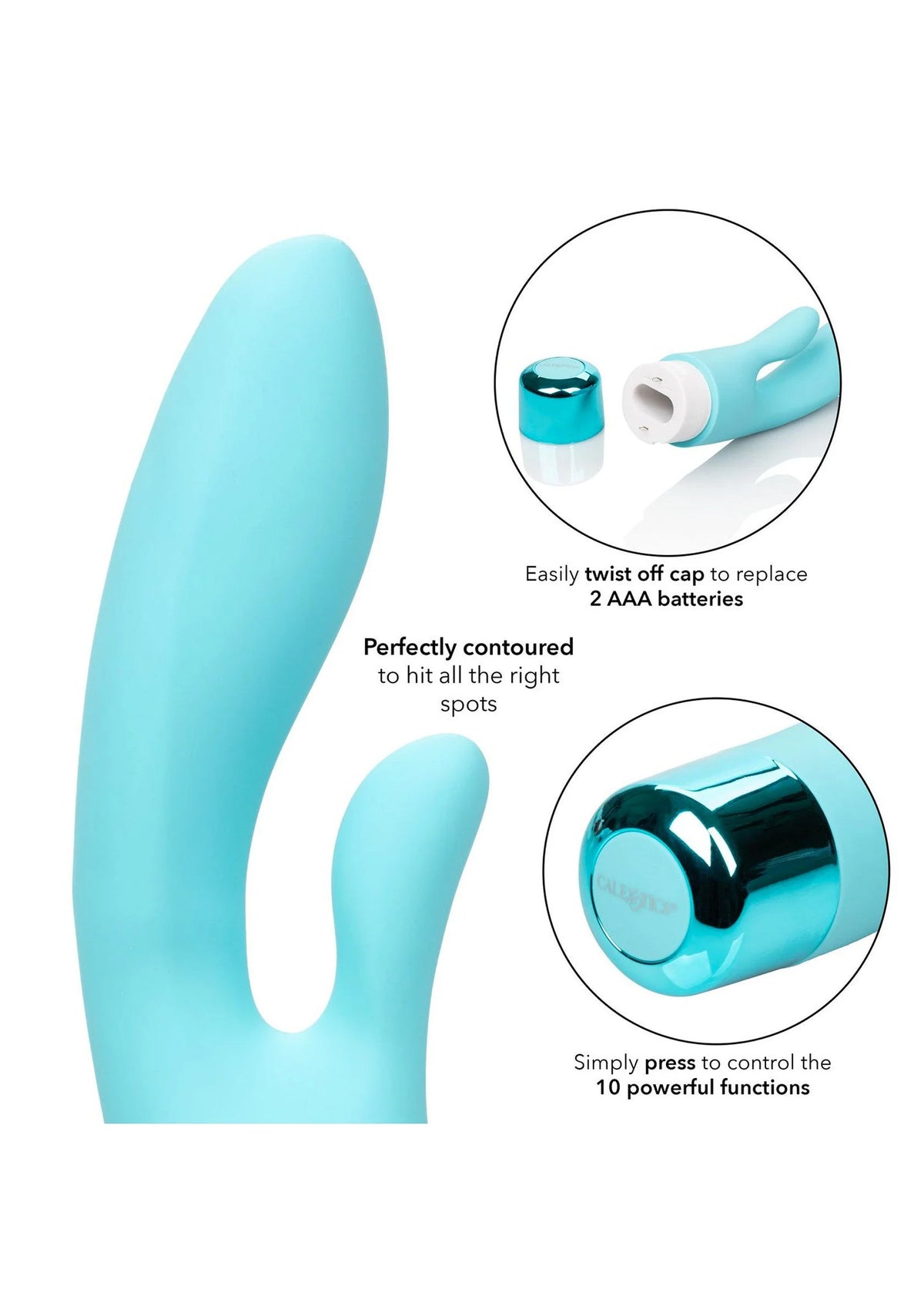 Bestel: Lover double vibrator by CalExotics Eden - bij Happytoys.nl, happytoys.be, Happytoys.ae: erotische sex webshop | liever Happy dan Easy ⭐⭐⭐⭐⭐
