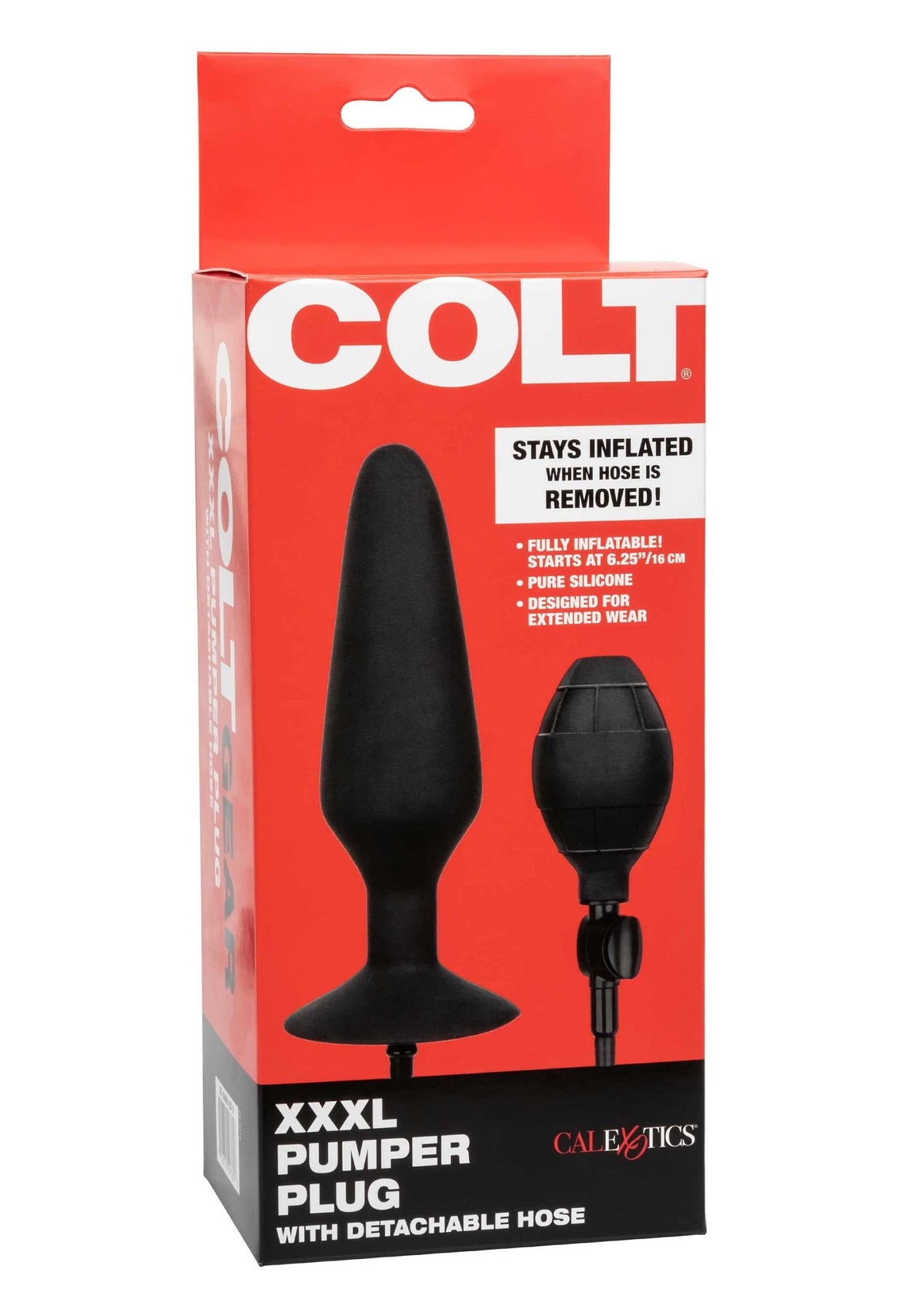 Bestel: COLT XXXL Pumper Plug with Detachable Hose by CalExotics - bij Happytoys: de erotische sex webshop | liever Happy dan Easy ⭐⭐⭐⭐⭐