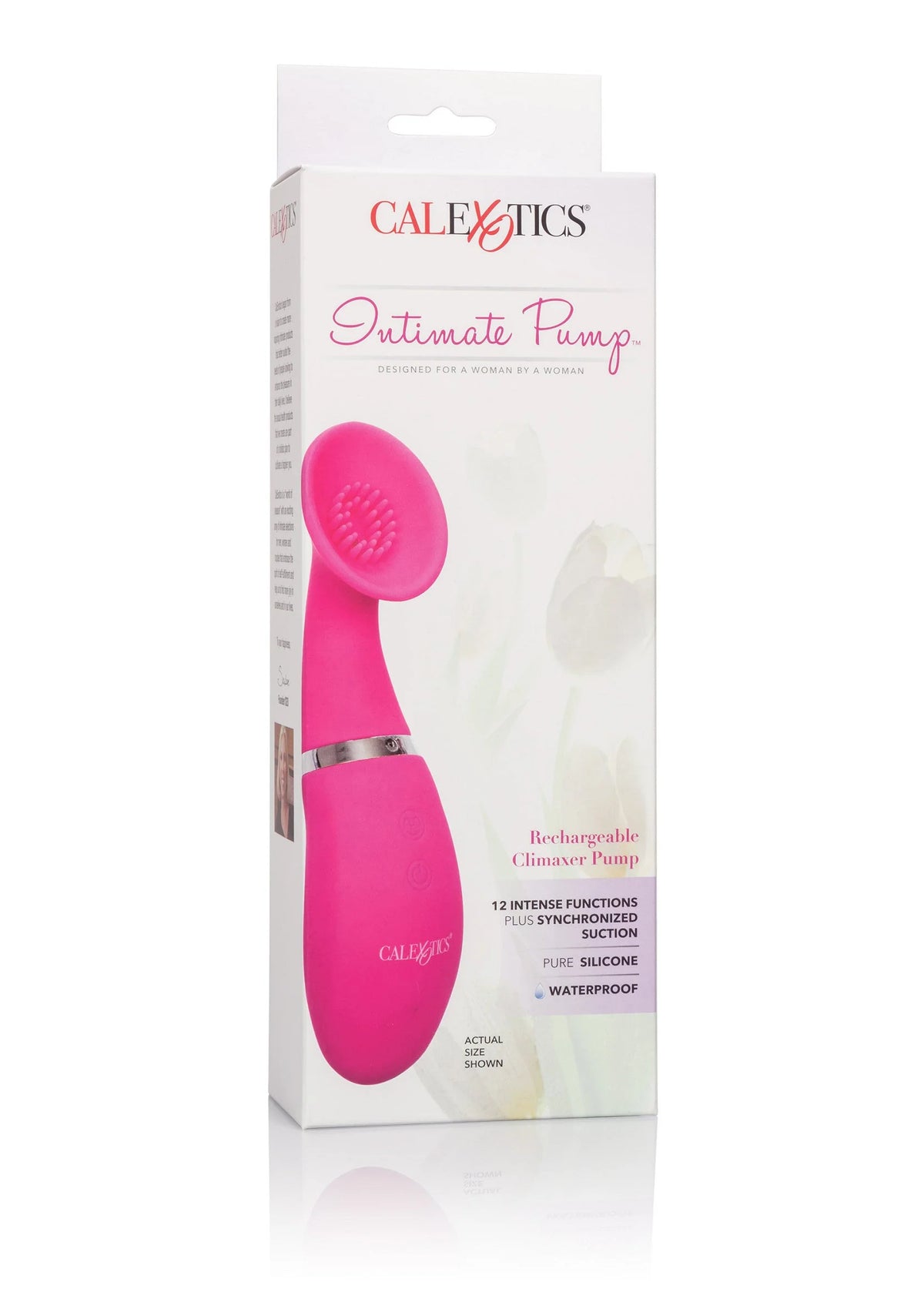 Bestel: Intimate Pump Rechargeable Climaxer Pump by CalExotics - bij Happytoys.nl, happytoys.be, Happytoys.ae: erotische sex webshop | liever Happy dan Easy ⭐⭐⭐⭐⭐