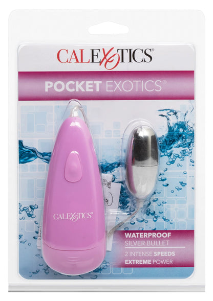 Bestel: Pocket Exotics Waterproof Silver Bullet by CalExotics - bij Happytoys.nl, happytoys.be, Happytoys.ae: erotische sex webshop | liever Happy dan Easy ⭐⭐⭐⭐⭐