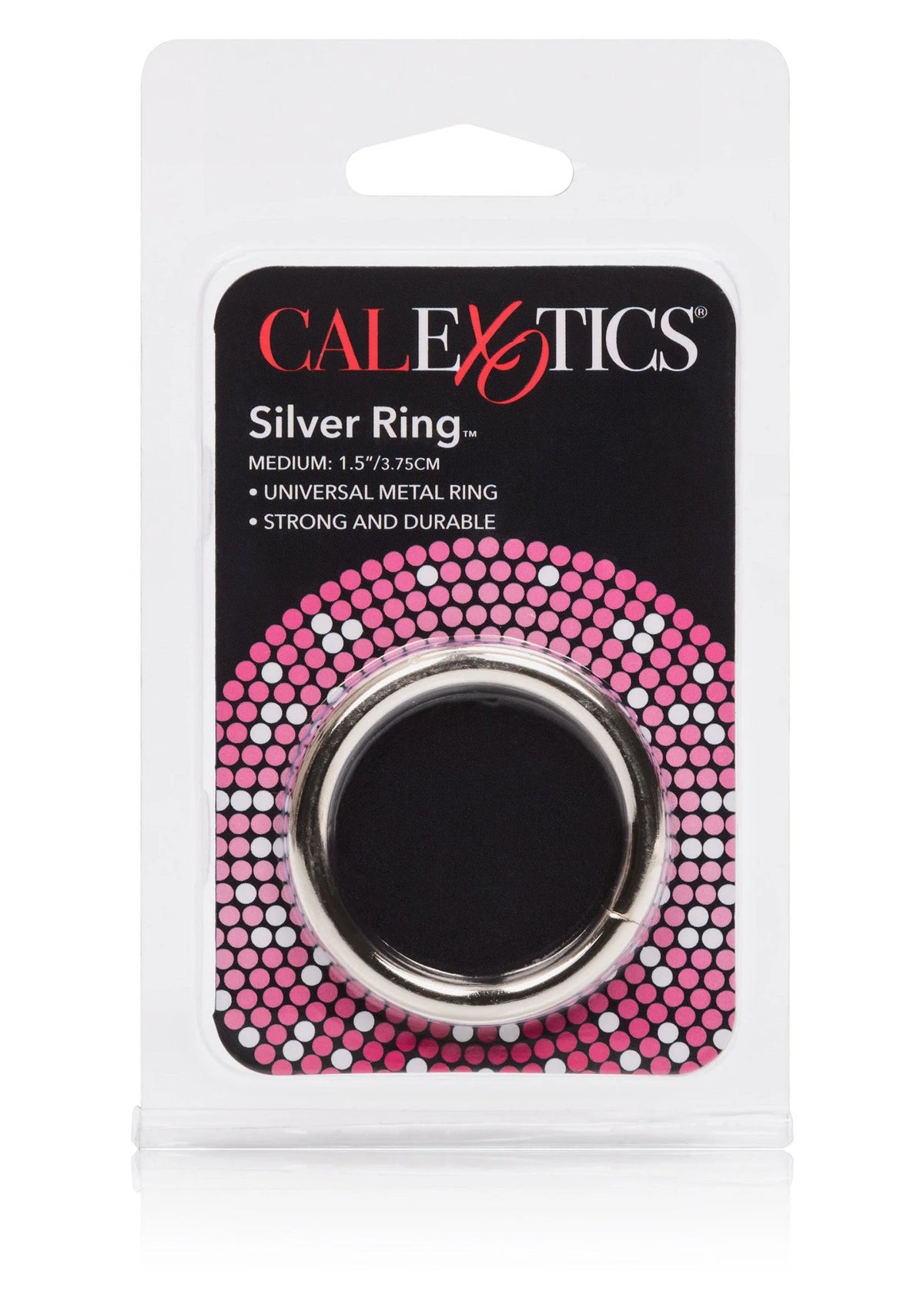 Bestel: Silver Ring - Medium by CalExotics Rings - cockrings bij Happytoys.nl, happytoys.be, Happytoys.ae: erotische sex webshop | liever Happy dan Easy ⭐⭐⭐⭐⭐