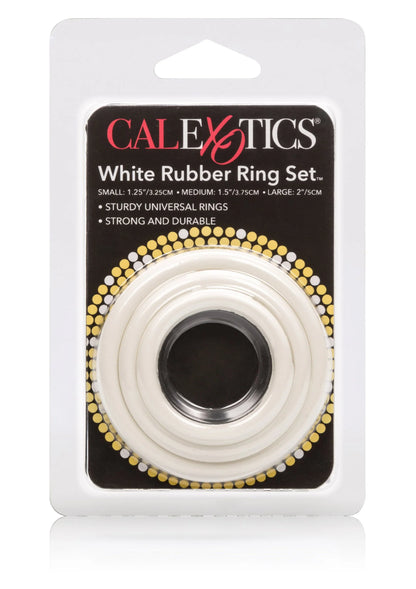Bestel: Rubber Ring 3 Piece Set by CalExotics Rings - bij Happytoys: de erotische sex webshop | liever Happy dan Easy ⭐⭐⭐⭐⭐