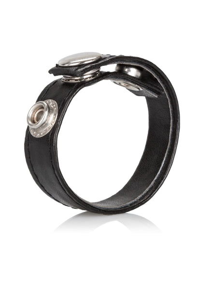 Bestel: Leather 3 - Snap CockRing by CalExotics Rings - cockrings bij Happytoys.nl, happytoys.be, Happytoys.ae: erotische sex webshop | liever Happy dan Easy ⭐⭐⭐⭐⭐ - Default Title - 12712 - BLACK