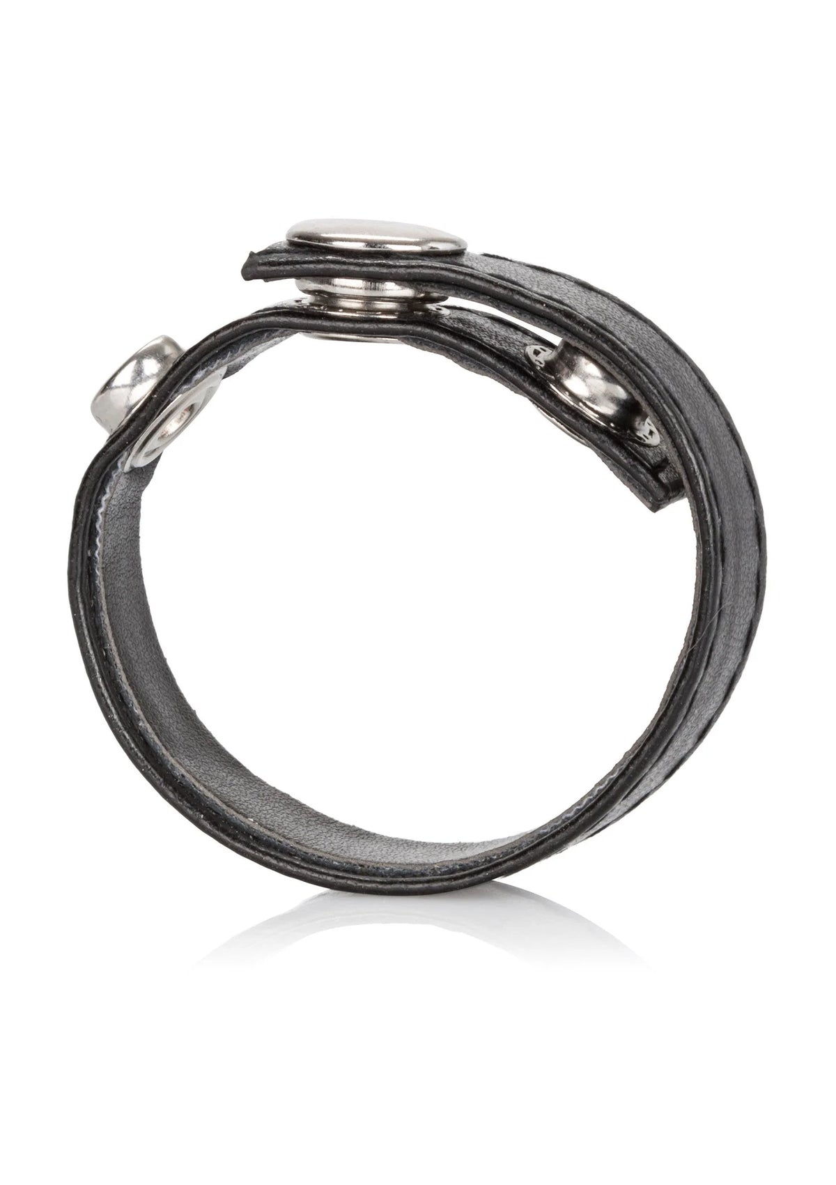Bestel: Leather 3 - Snap CockRing by CalExotics Rings - cockrings bij Happytoys.nl, happytoys.be, Happytoys.ae: erotische sex webshop | liever Happy dan Easy ⭐⭐⭐⭐⭐