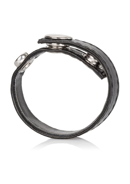 Bestel: Leather 3 - Snap CockRing by CalExotics Rings - cockrings bij Happytoys.nl, happytoys.be, Happytoys.ae: erotische sex webshop | liever Happy dan Easy ⭐⭐⭐⭐⭐
