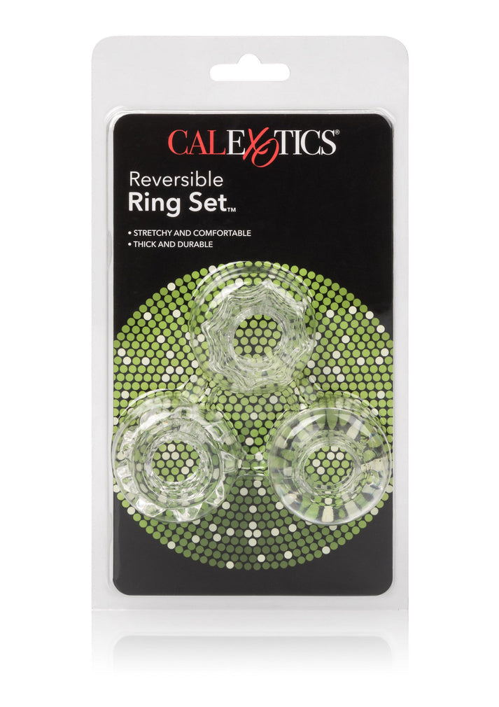 Bestel: Reversible Ring Set by CalExotics Rings - bij Happytoys: de erotische sex webshop | liever Happy dan Easy ⭐⭐⭐⭐⭐