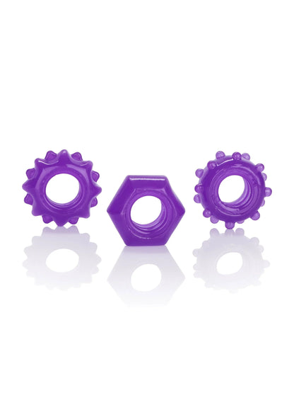 Bestel: Reversible Ring Set by CalExotics Rings - bij Happytoys: de erotische sex webshop | liever Happy dan Easy ⭐⭐⭐⭐⭐