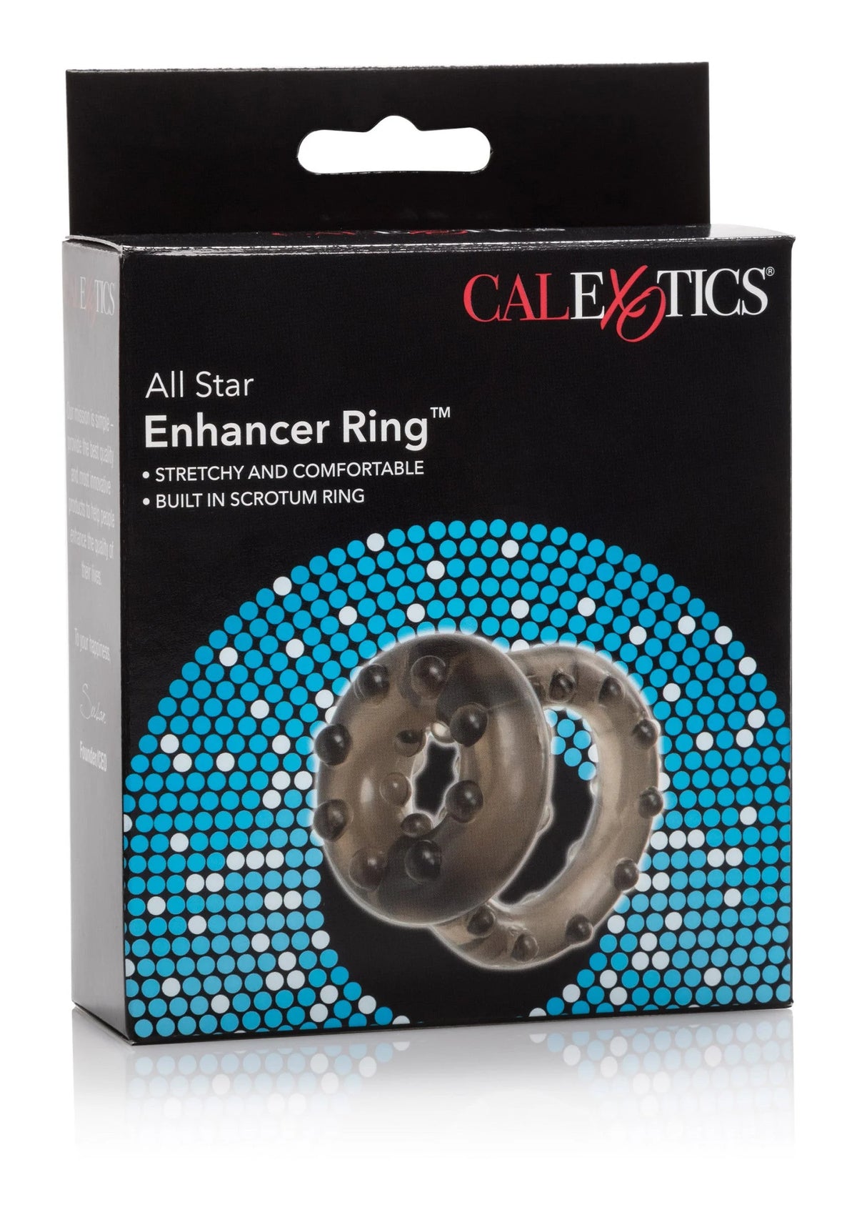 Bestel: CalExotics All Star Enhancer Ring - bij Happytoys.nl, happytoys.be, Happytoys.ae: erotische sex webshop | liever Happy dan Easy ⭐⭐⭐⭐⭐