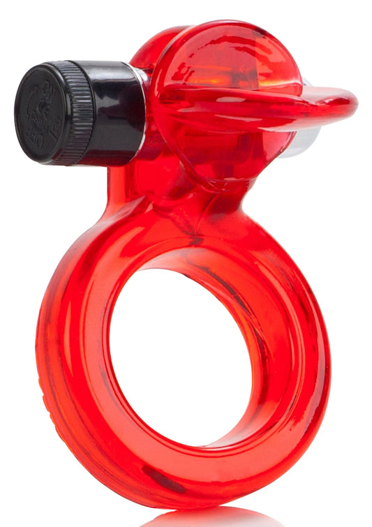 Bestel: Wireless Clit Flicker Cockring with clitoris stimulation by CalExotics - bij Happytoys: de erotische sex webshop | liever Happy dan Easy ⭐⭐⭐⭐⭐