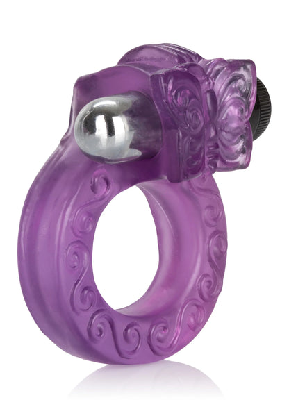 Bestel: Intimate Butterfly vibrating cockring Ring by CalExotics - bij Happytoys: de erotische sex webshop | liever Happy dan Easy ⭐⭐⭐⭐⭐