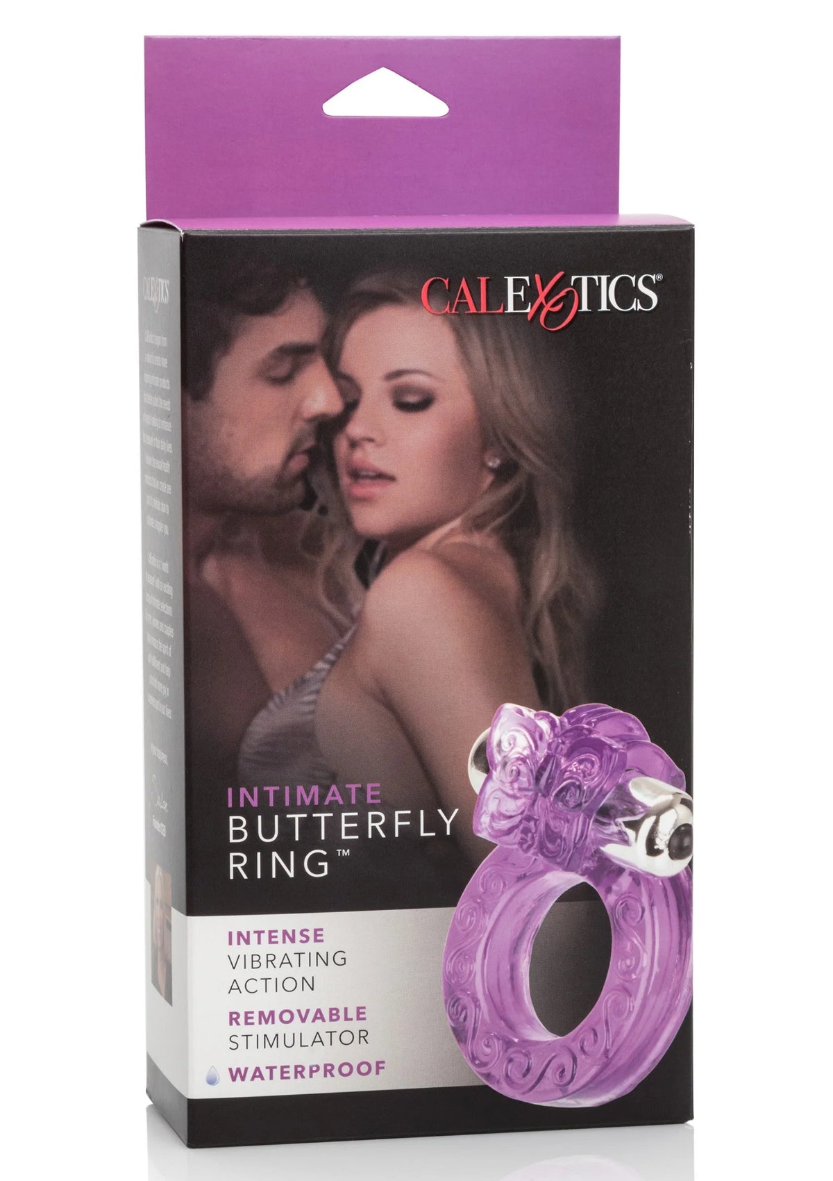 Bestel: Intimate Butterfly vibrating cockring Ring by CalExotics - bij Happytoys: de erotische sex webshop | liever Happy dan Easy ⭐⭐⭐⭐⭐