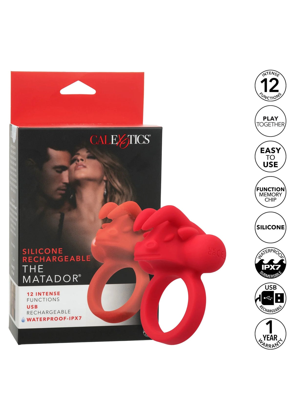 Bestel: Rechargeable The Matador by CalExotics - bij Happytoys: de erotische sex webshop | liever Happy dan Easy ⭐⭐⭐⭐⭐