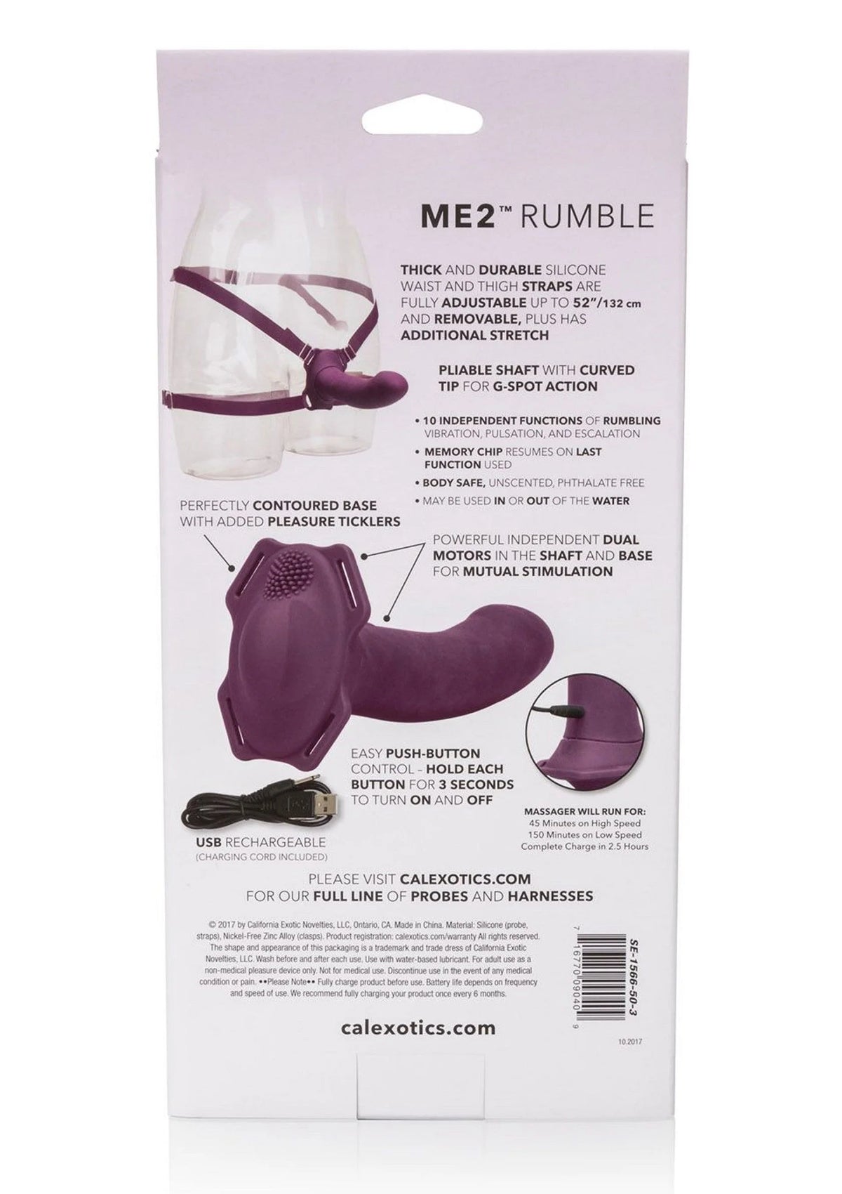 Bestel: Her Royal Harness Me2 Rumbler Strap - On Pegging by CalExotics - bij Happytoys.nl, happytoys.be, Happytoys.ae: erotische sex webshop | liever Happy dan Easy ⭐⭐⭐⭐⭐