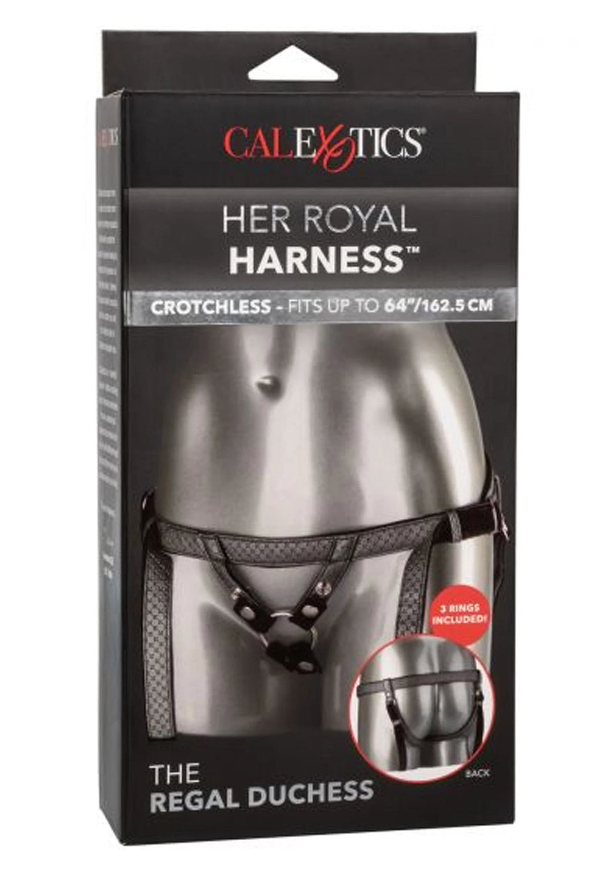 Bestel: The Regal Duchess by CalExotics Her Royal Harness - bij Happytoys: de erotische sex webshop | liever Happy dan Easy ⭐⭐⭐⭐⭐