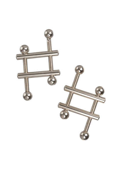 Bestel: Crossbar Nipple Vices by CalExotics - bij Happytoys.nl, happytoys.be, Happytoys.ae: erotische sex webshop | liever Happy dan Easy ⭐⭐⭐⭐⭐ - Default Title - 12915 - SILVER