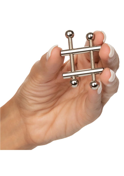 Bestel: Crossbar Nipple Vices by CalExotics - bij Happytoys.nl, happytoys.be, Happytoys.ae: erotische sex webshop | liever Happy dan Easy ⭐⭐⭐⭐⭐