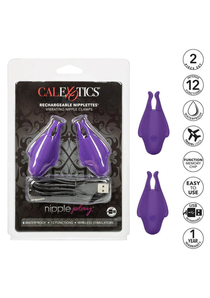 Bestel: Rechargeable Nipplettes by CalExotics Nipple Play - bij Happytoys.nl, happytoys.be, Happytoys.ae: erotische sex webshop | liever Happy dan Easy ⭐⭐⭐⭐⭐