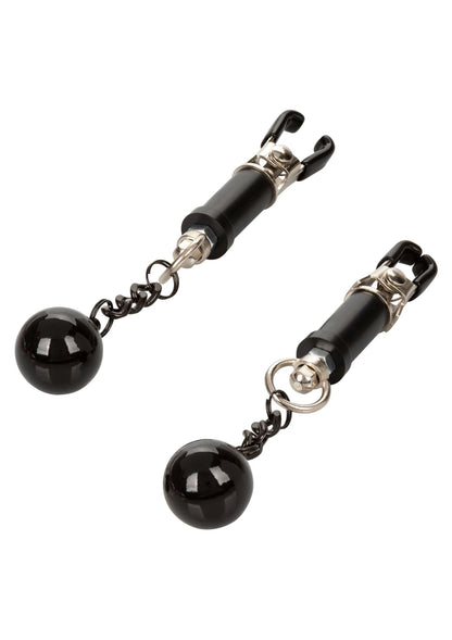 Bestel: Nipple Grips Weighted Twist Nipple Clamps by CalExotics - bij Happytoys.nl, happytoys.be, Happytoys.ae: erotische sex webshop | liever Happy dan Easy ⭐⭐⭐⭐⭐
