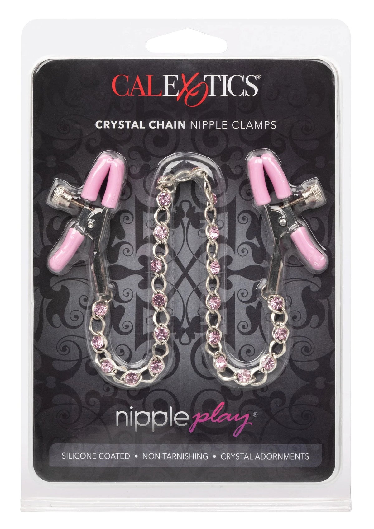 Bestel: Crystal Chain Nipple Clamps by CalExotics - bij Happytoys.nl, happytoys.be, Happytoys.ae: erotische sex webshop | liever Happy dan Easy ⭐⭐⭐⭐⭐