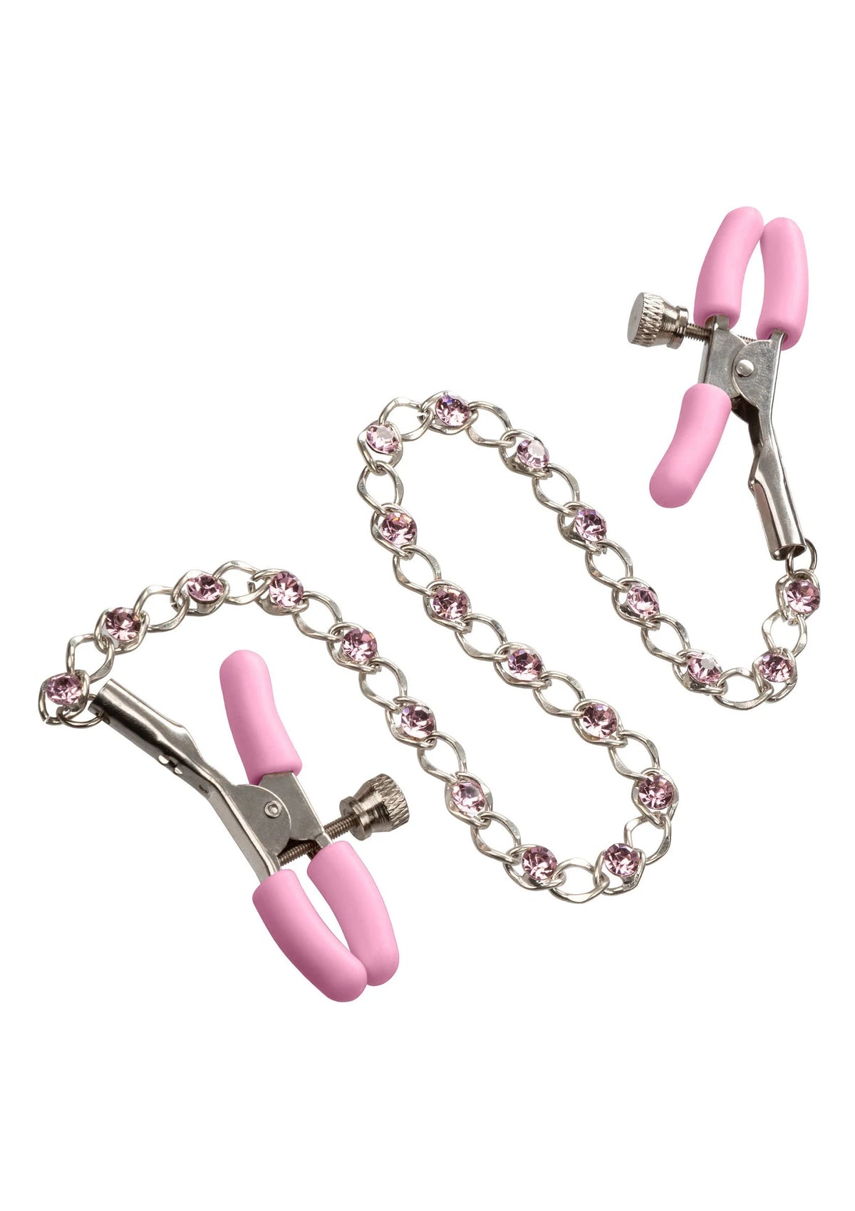 Bestel: Crystal Chain Nipple Clamps by CalExotics - bij Happytoys.nl, happytoys.be, Happytoys.ae: erotische sex webshop | liever Happy dan Easy ⭐⭐⭐⭐⭐