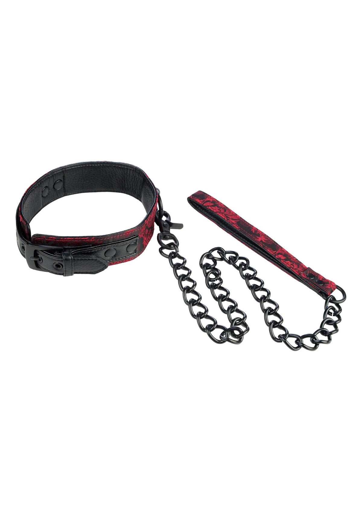 Bestel: Scandal Collar with Leash by CalExotics - bij Happytoys.nl, happytoys.be, Happytoys.ae: erotische sex webshop | liever Happy dan Easy ⭐⭐⭐⭐⭐ - Default Title - 13012 - BLACK
