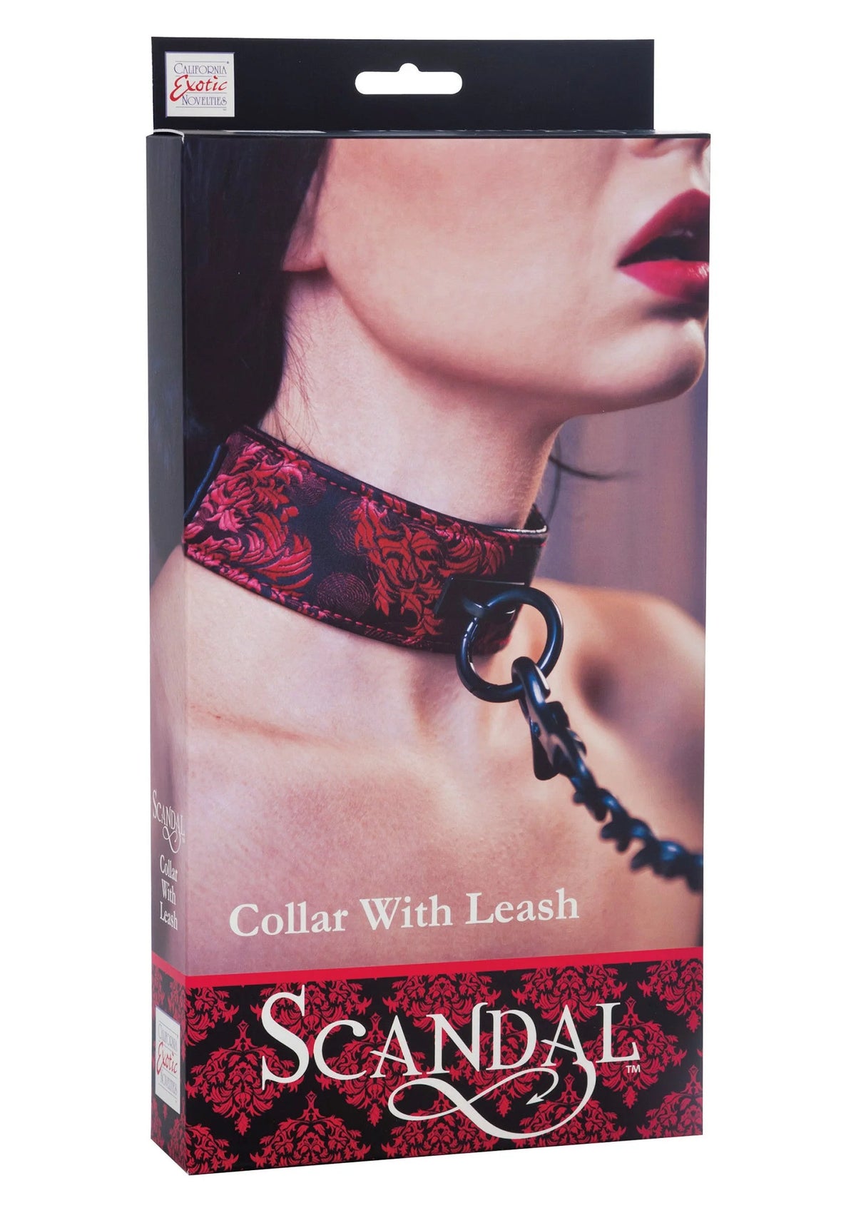 Bestel: Scandal Collar with Leash by CalExotics - bij Happytoys.nl, happytoys.be, Happytoys.ae: erotische sex webshop | liever Happy dan Easy ⭐⭐⭐⭐⭐