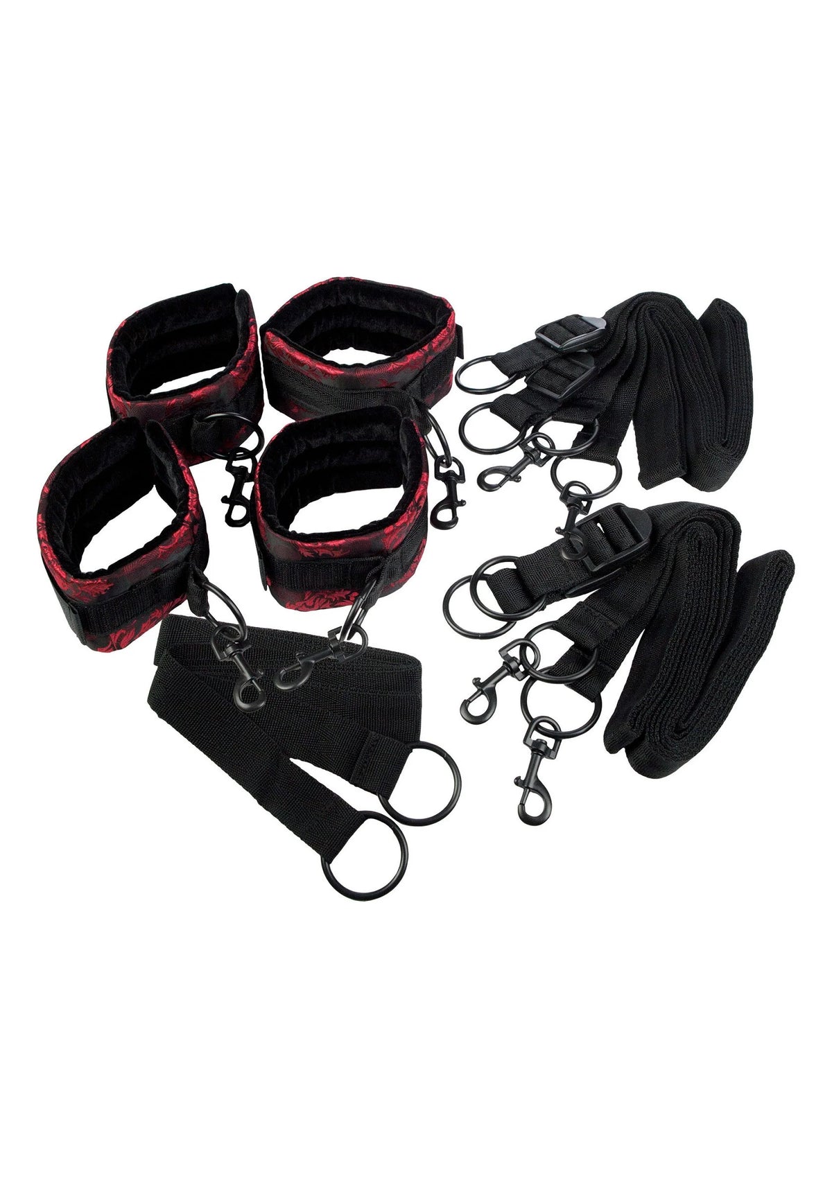 Bestel: Scandal Bed Restraints by CalExotics - bij Happytoys.nl, happytoys.be, Happytoys.ae: erotische sex webshop | liever Happy dan Easy ⭐⭐⭐⭐⭐ - Default Title - 13020 - BLACK